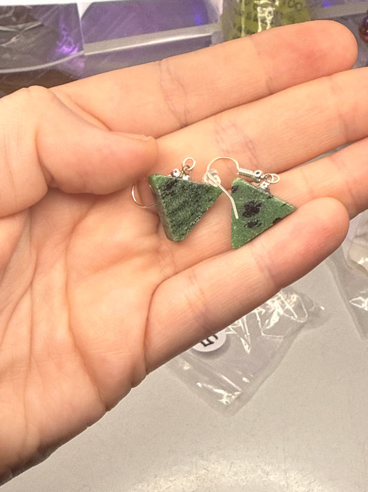 Kambaba jasper earrings