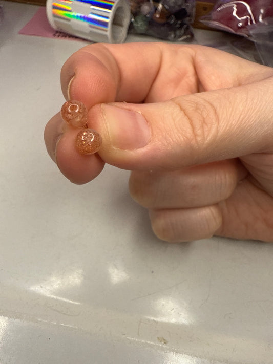 Fire Quartz earrings