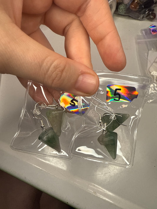 Fluorite earrings